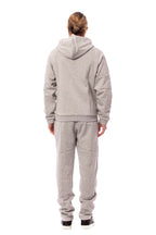 Billionaire Italian Couture Gray Cotton Hooded Sweatsuit