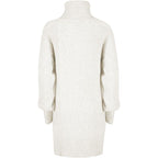 Yes Zee White Marabou Women Dress