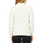 Yes Zee White Acrylic Women Sweater