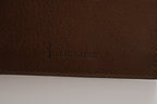 Billionaire Italian Couture Brown Leather Cardholder Wallet