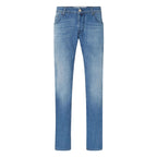 Jacob Cohen Blue Cotton Men Jeans