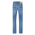Jacob Cohen Blue Cotton Men Jeans