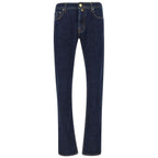 Jacob Cohen Blue Stretch Denim Men's Jeans