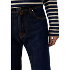 Jacob Cohen Blue Cotton Men Jeans