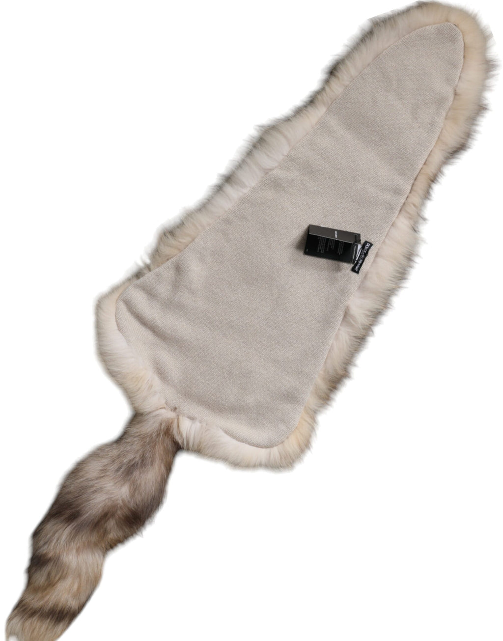 Dolce & Gabbana Brown Frost Fox Fur Neck Warmer Winter Scarf - Maison Luxe