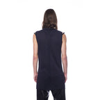 Nicolo Tonetto Black Cotton Men Tank Top