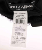 Dolce & Gabbana Black Xiangao Lamb Fur Beanie