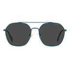 Polaroid Blue Stainless Steel Sunglasses