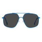 Polaroid Blue Stainless Steel Sunglasses