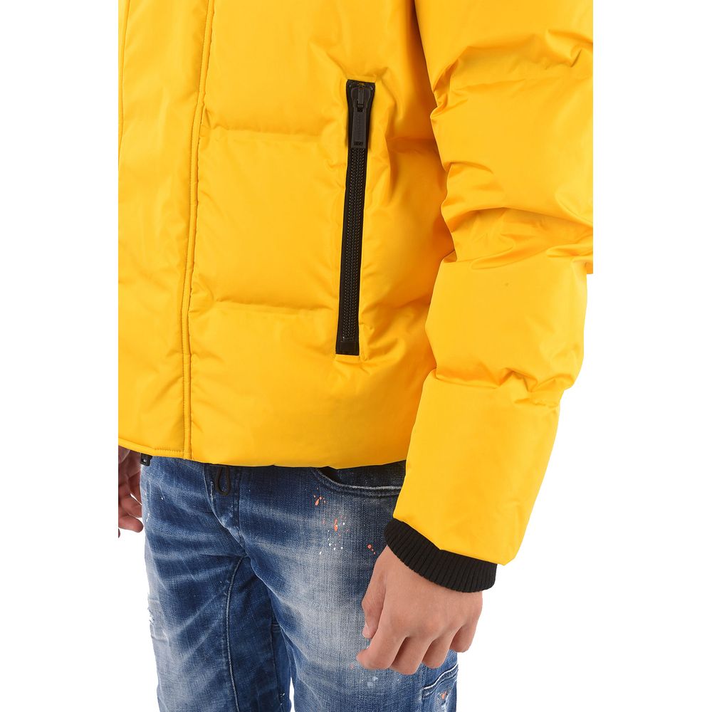 Dsquared² Yellow Nylon Men's Down Jacket