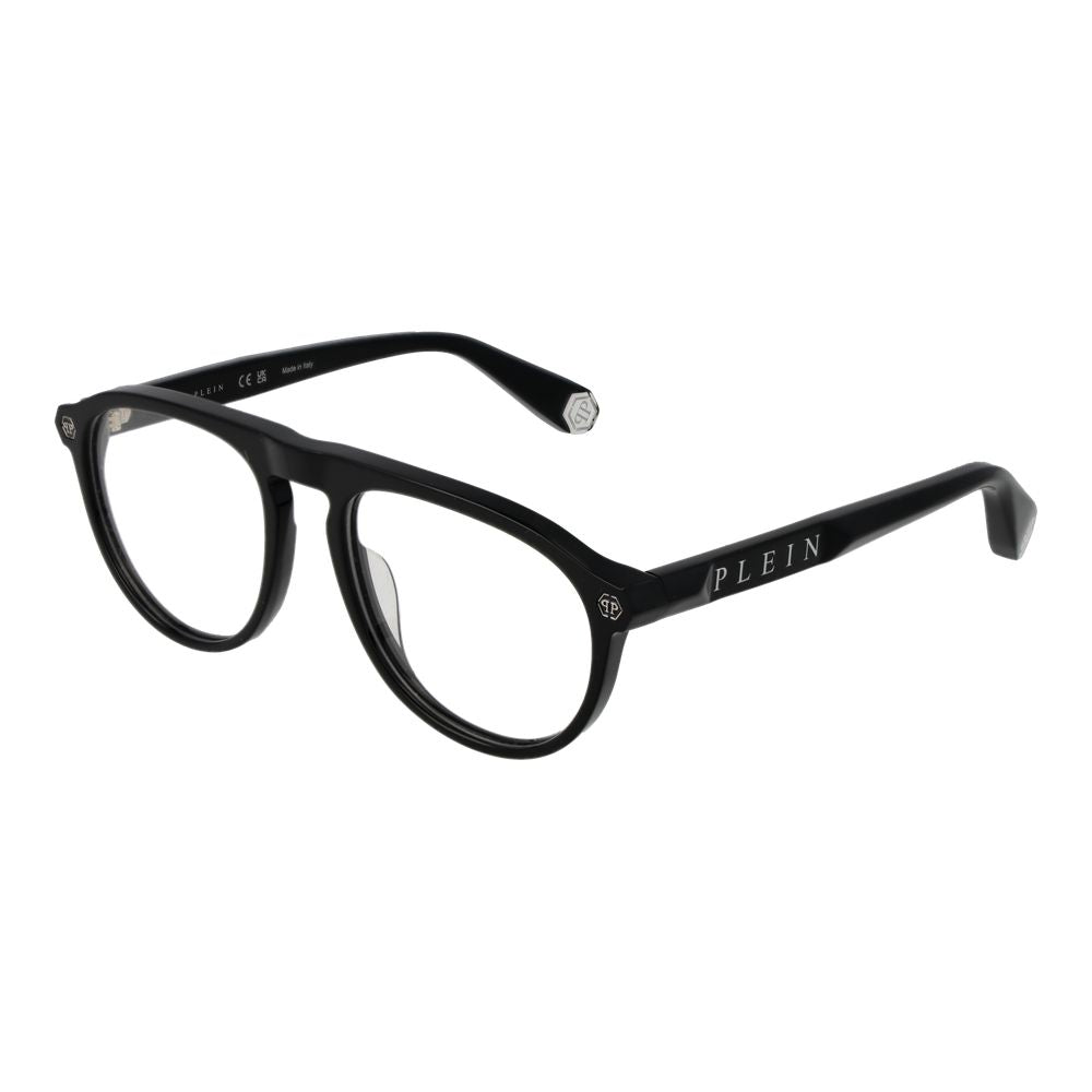 Philipp Plein Black Cellulose Acetate Glasses (Frames)