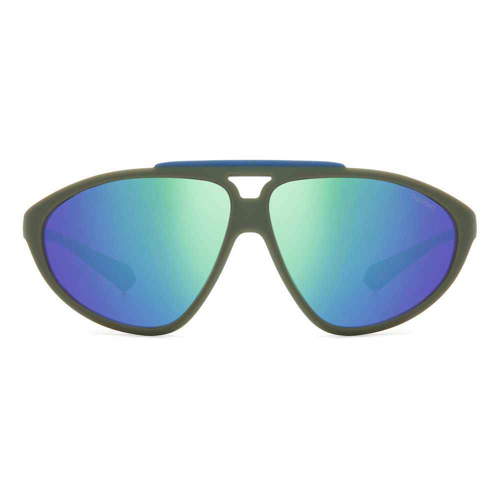 Polaroid Green Rubber Sunglasses