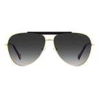 Polaroid Black Metal Sunglasses