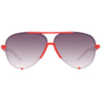 Polaroid Red Plastic Sunglasses