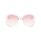 Longchamp Rose Gold Metal Sunglasses