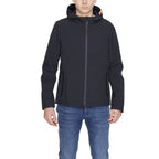 Suns Black Polyester Jackets & Coat