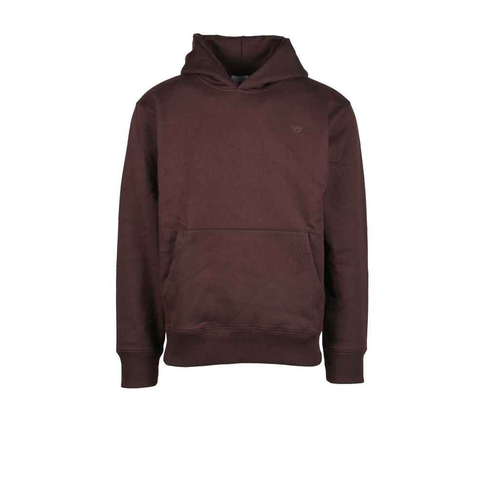 Adidas Brown Cotton Hoody