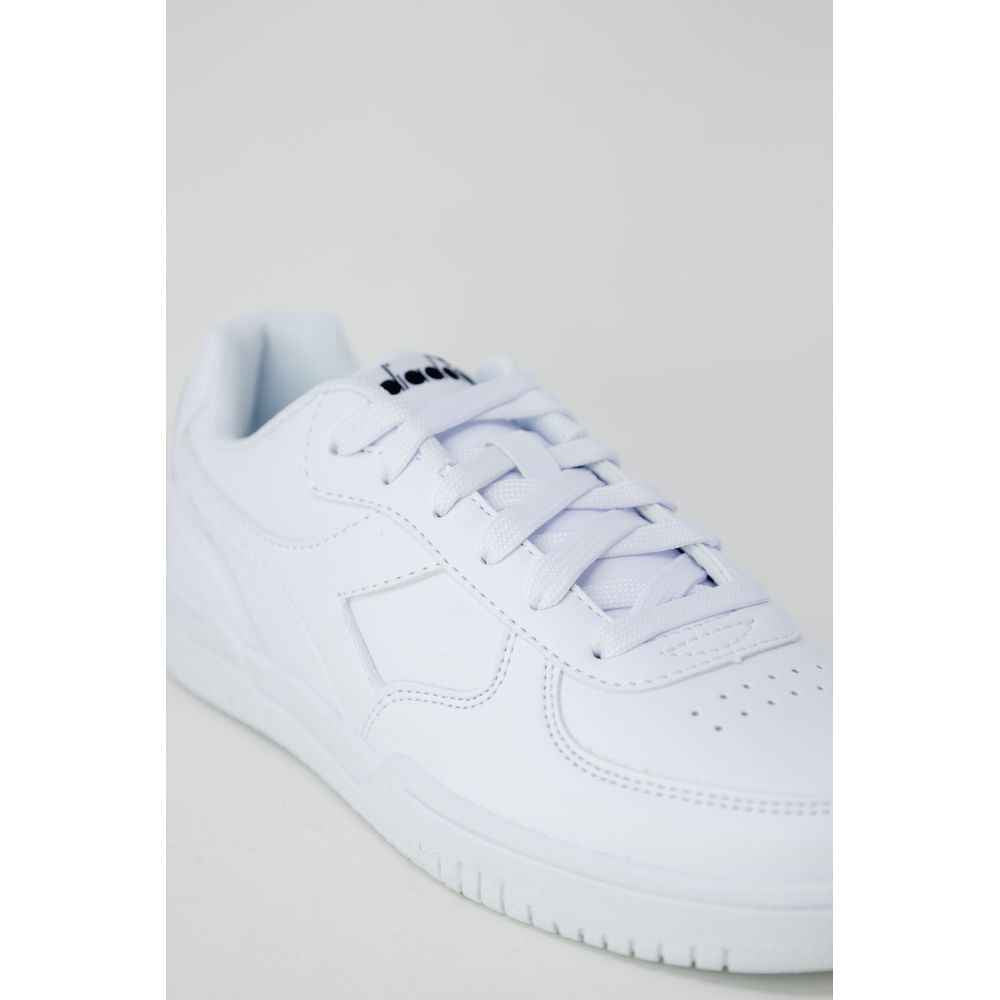 Diadora White Artificial Leather Sneaker