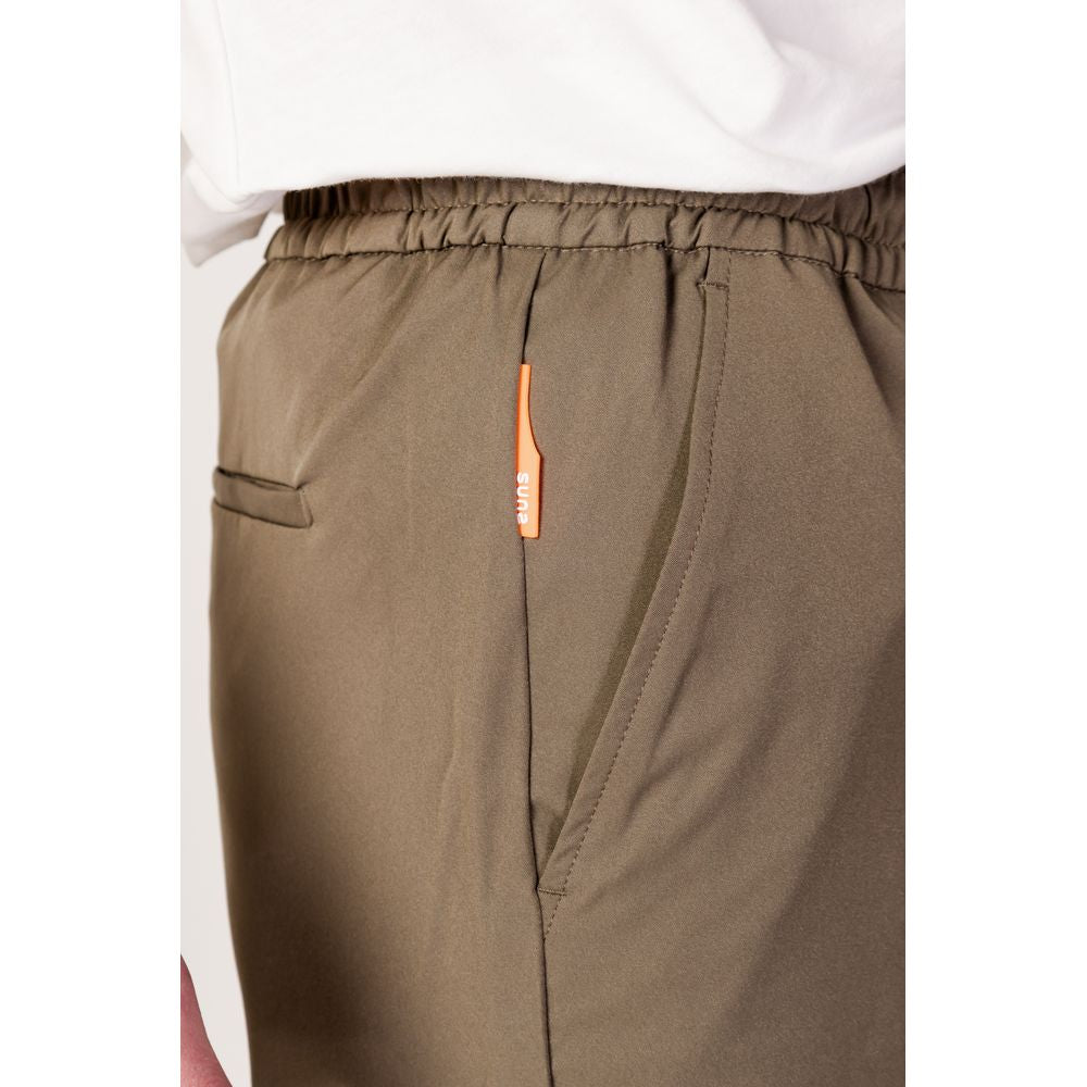 Suns Green Nylon Bermuda