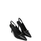 Furla Black Leather High Heel