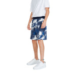 Armani Exchange Blue Cotton Bermuda Shorts
