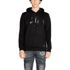 Icon Black Cotton Hoodie