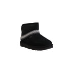 UGG Black Suede Leather Ankle