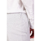 Armani Exchange White Cotton Bermuda Shorts