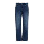 Armani Exchange Blue Cotton Skinny Jeans