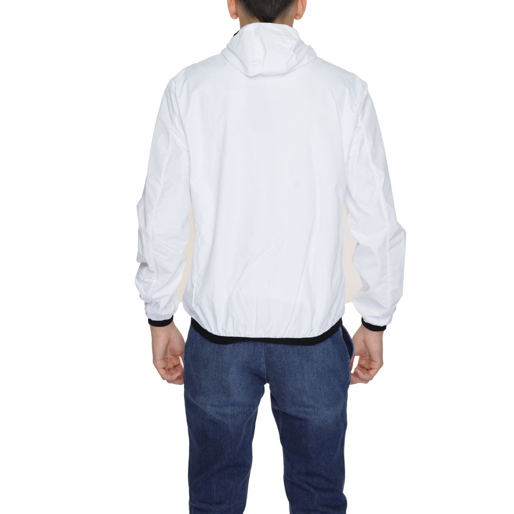 Suns White Polyester Jackets & Coat