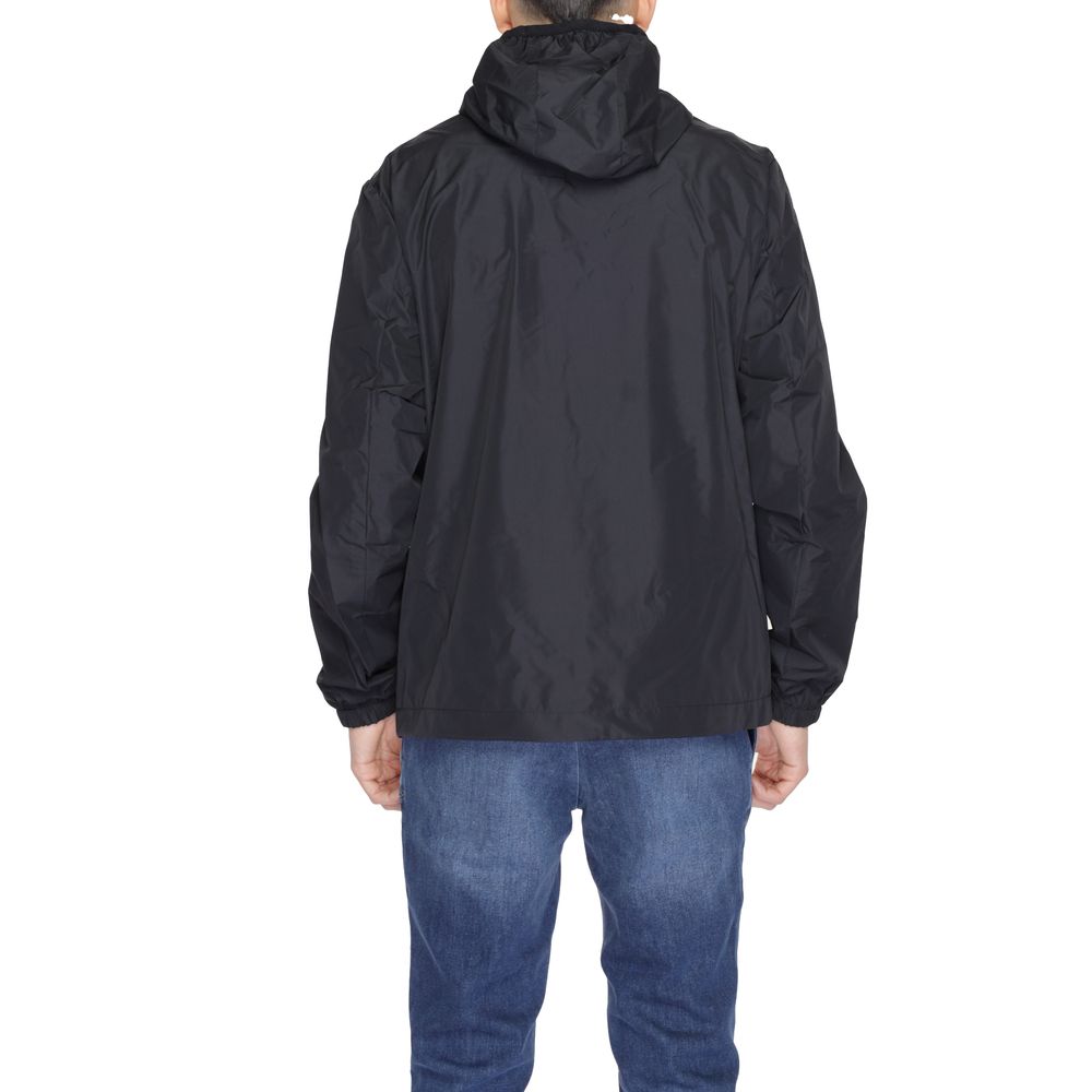 Suns Black Polyester Jackets & Coat