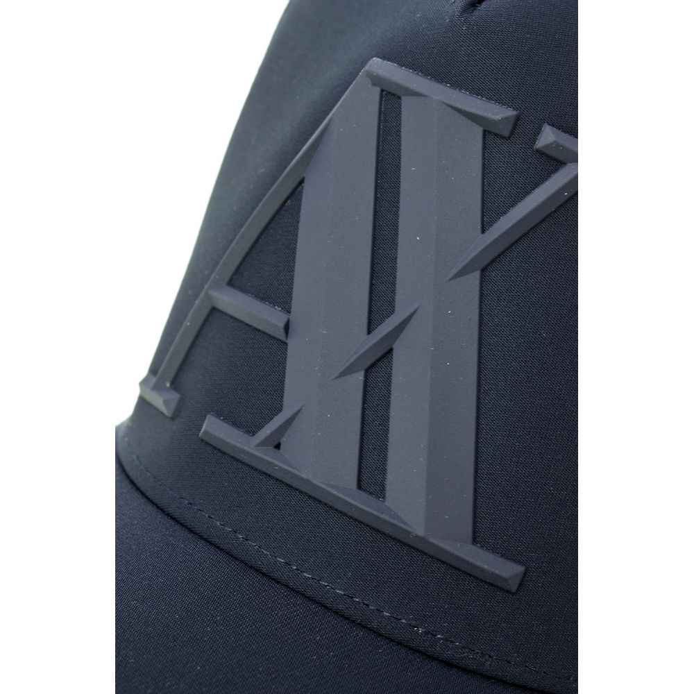 Armani Exchange Blue Polyester Caps Baseball Hat