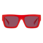 Missoni Red Plastic Sunglasses