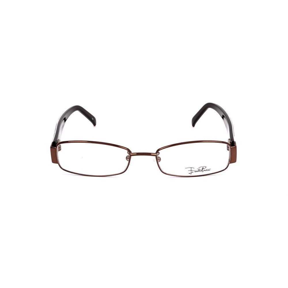 Emilio Pucci Brown Metal Glasses (Frames)