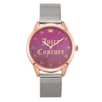 Juicy Couture Silver Stainless Steel Dress Watch