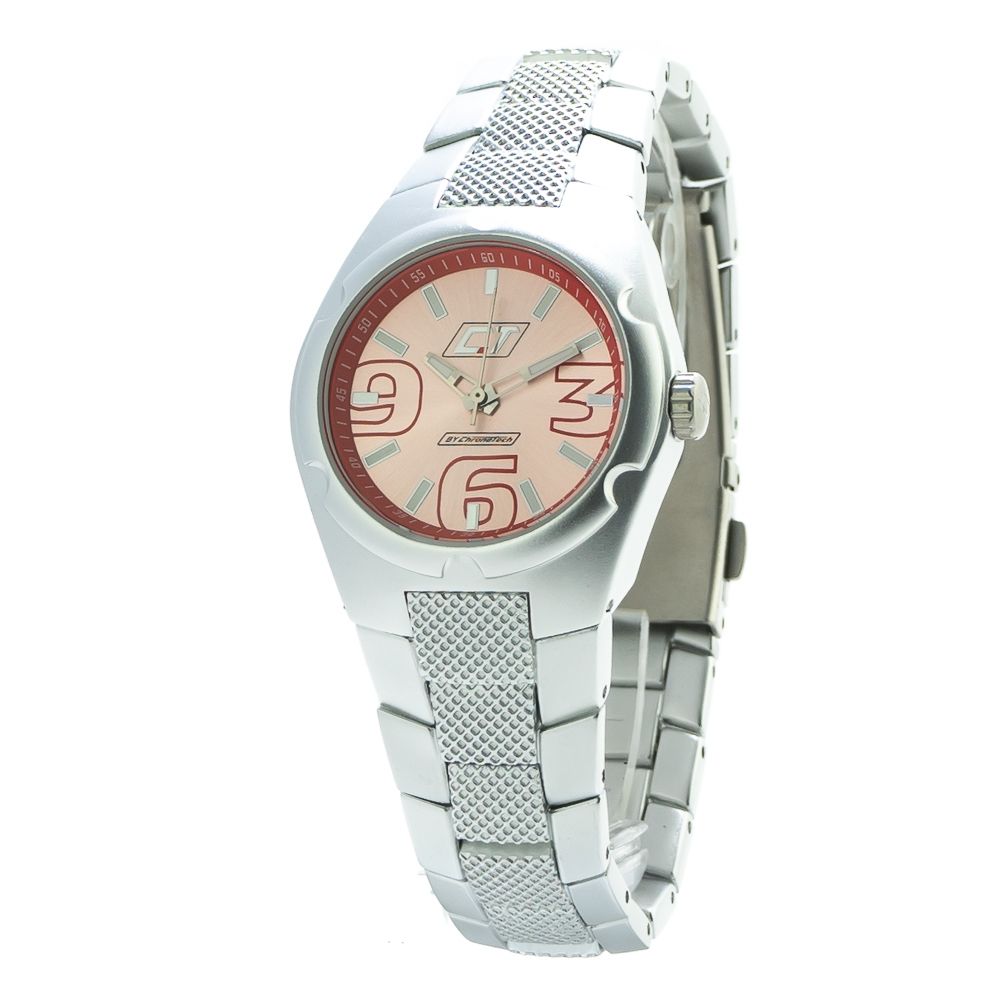 Chronotech Silver Polycarbonate Dress Watch