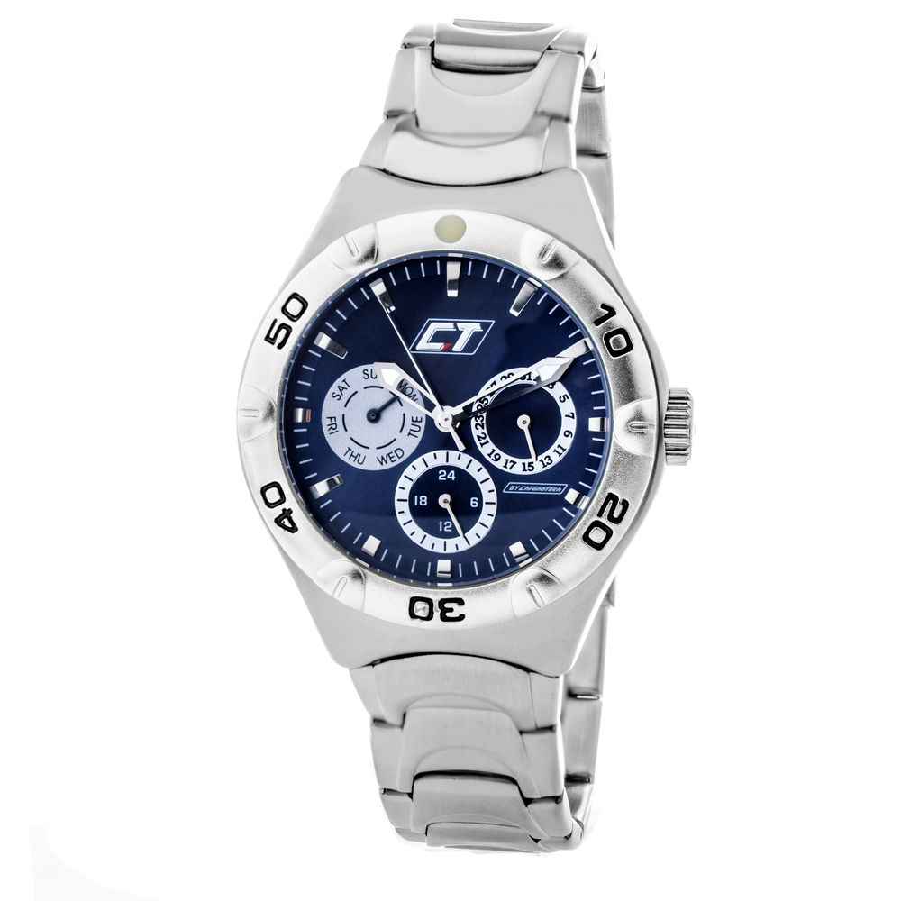 Chronotech Silver Stainless Steel Watch