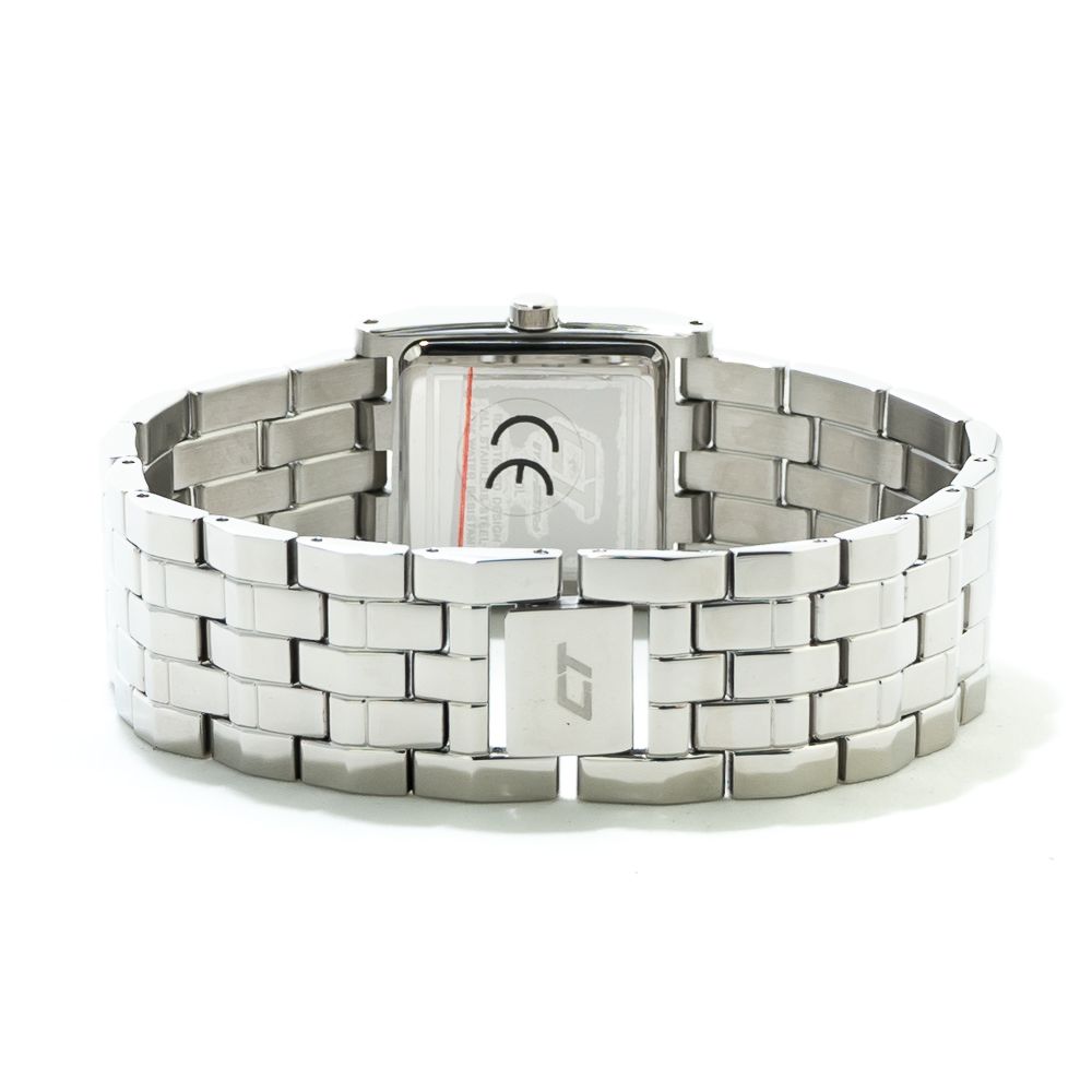 Chronotech Silver Stainless Steel Dress Watch