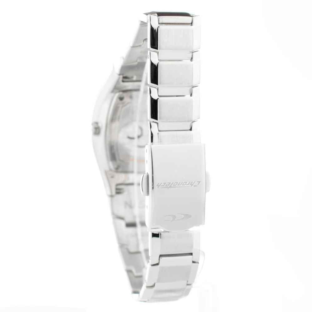 Chronotech Silver Stainless Steel Watch