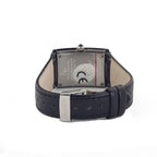 Chronotech Black Leather Dress Watch