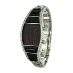 Chronotech Silver Stainless Steel Digital Watch