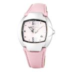 Chronotech Multicolor Leather Dress Watch