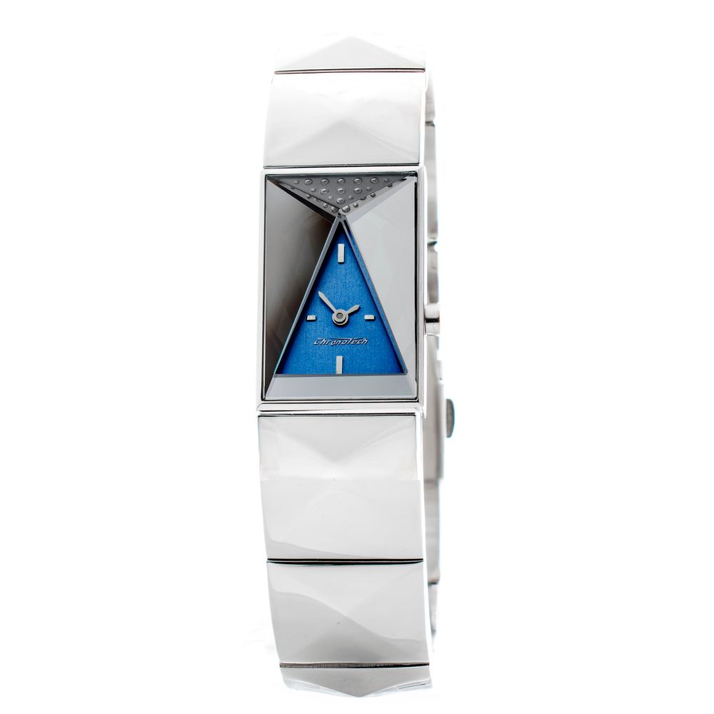 Chronotech Silver Stainless Steel Dress Watch