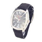 Chronotech Black Leather Dress Watch