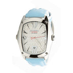 Chronotech Blue Leather Dress Watch