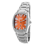Chronotech Silver Stainless Steel Dress Watch