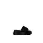 Furla Black Leather Slippers