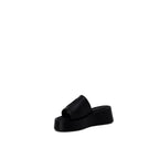 Furla Black Leather Slippers
