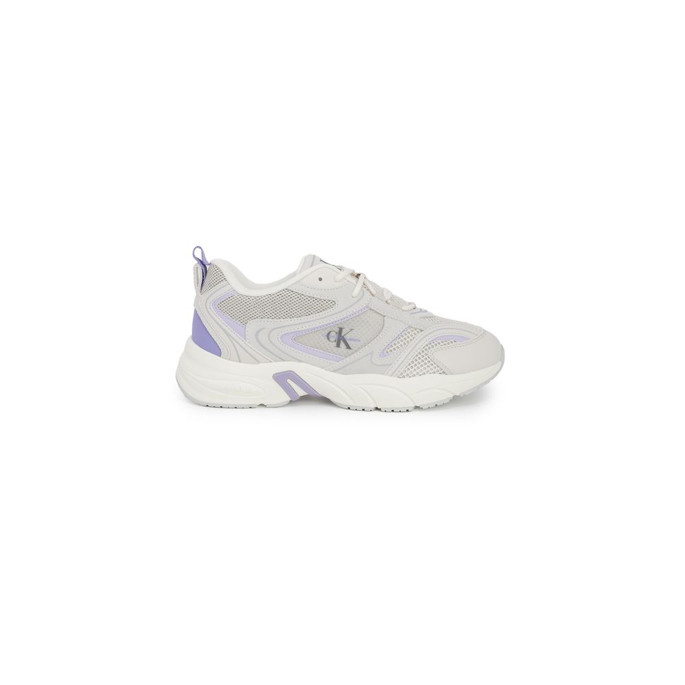 Calvin Klein Jeans Purple Leather Sneaker