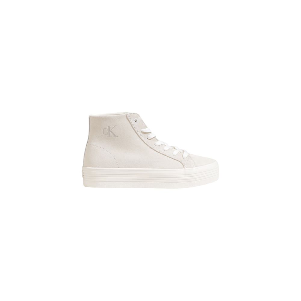 Calvin Klein Jeans Beige Suede Leather Sneaker